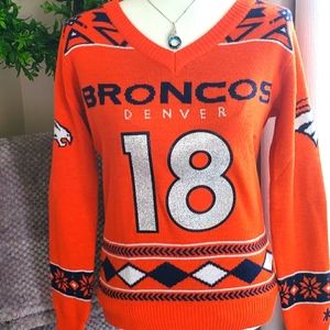 DENVER BRONCOS sweater with Bling